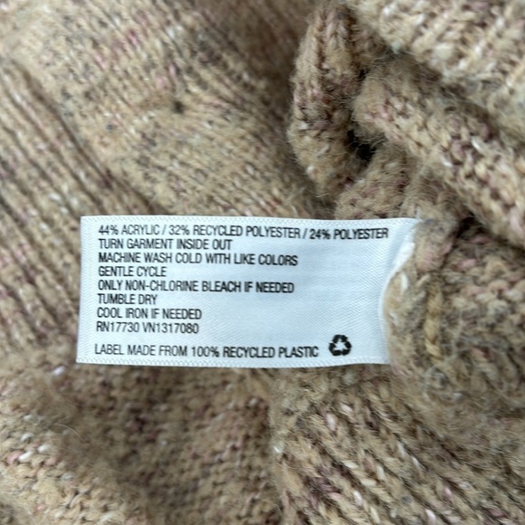 Universal Thread Collared Knit Cardigan Sweater Neutral Button Down Cropped XXL - Picture 5 of 7